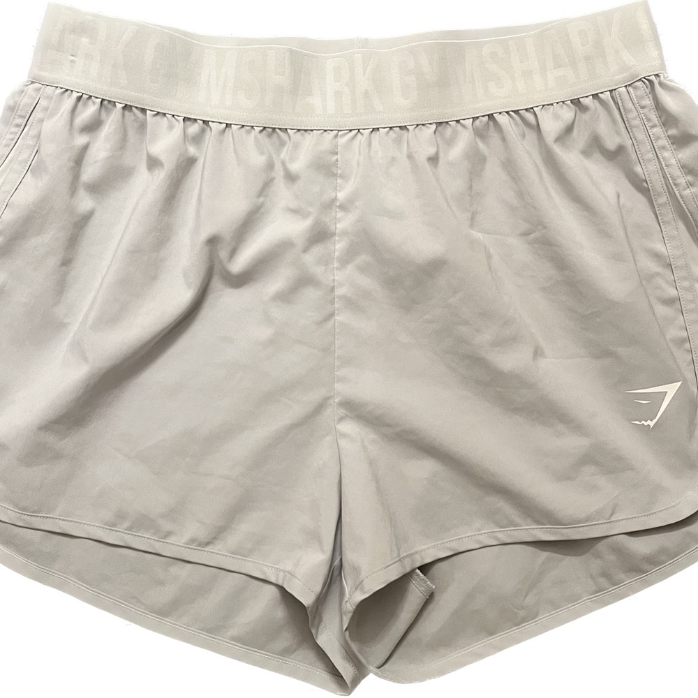 Gymshark Light Gray Athletic Shorts